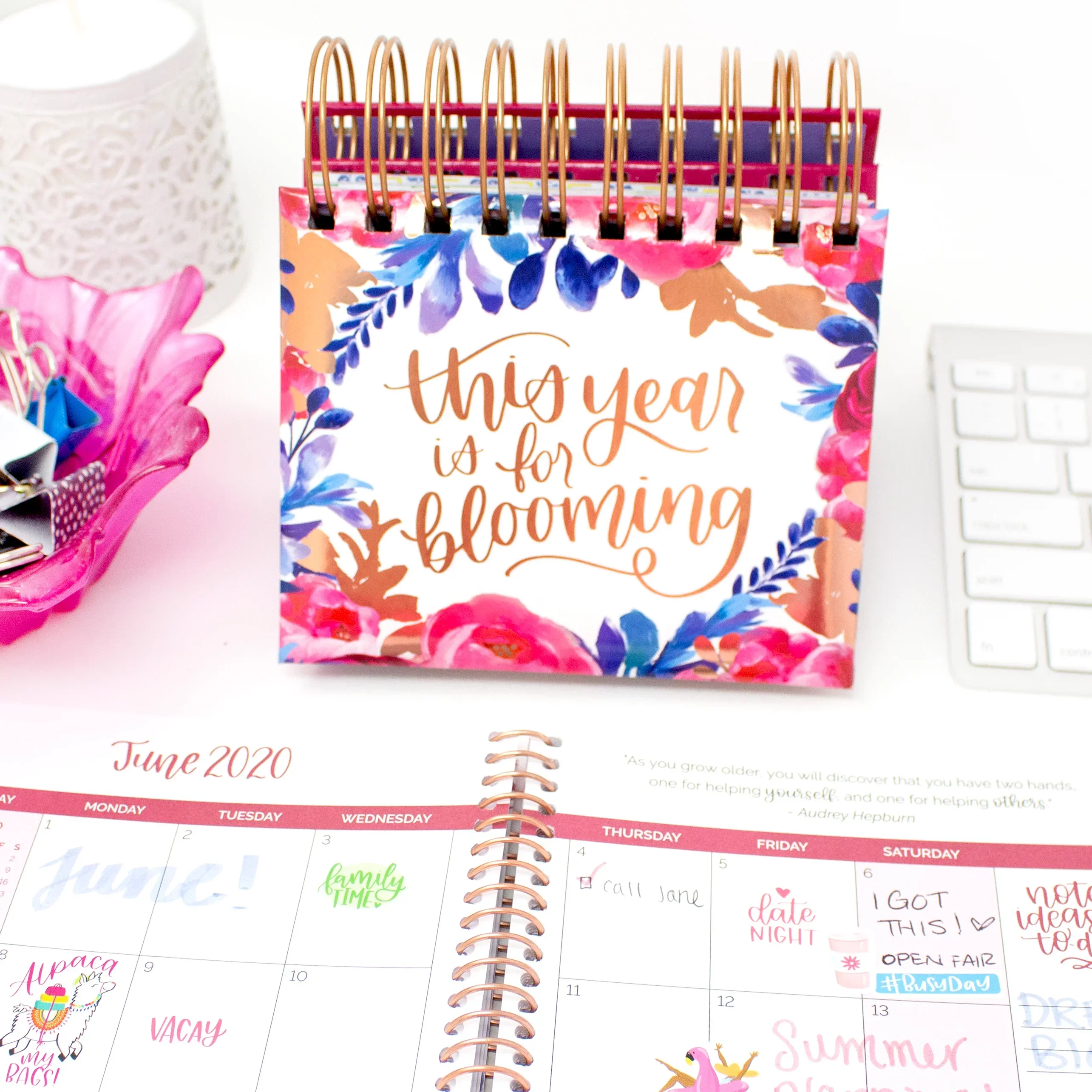 Inspirational Perpetual Desk Easel, Hand-lettered - Image 6