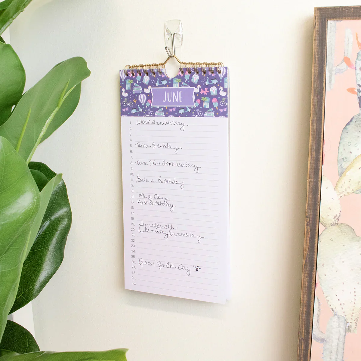 Perpetual Calendar, 5" x 10" | Holiday Icons - Image 10