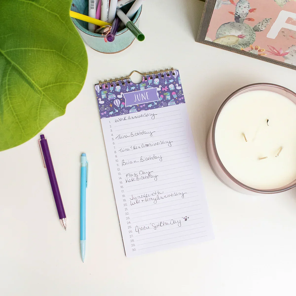 Perpetual Calendar, 5" x 10" | Holiday Icons - Image 13