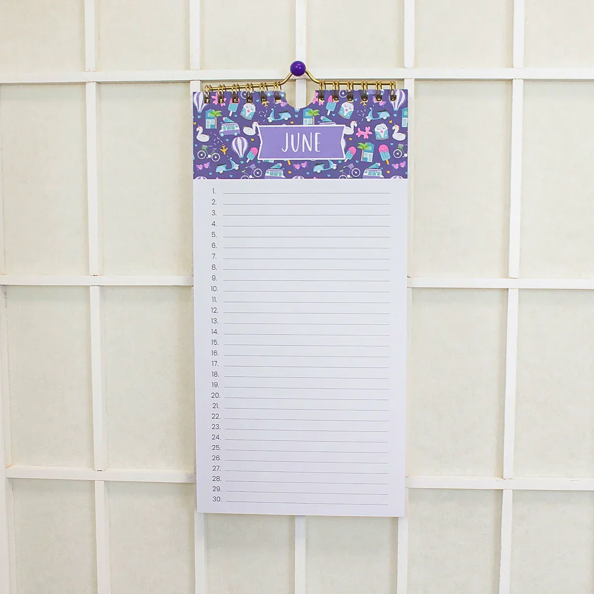 Perpetual Calendar, 5" x 10" | Holiday Icons - Image 7