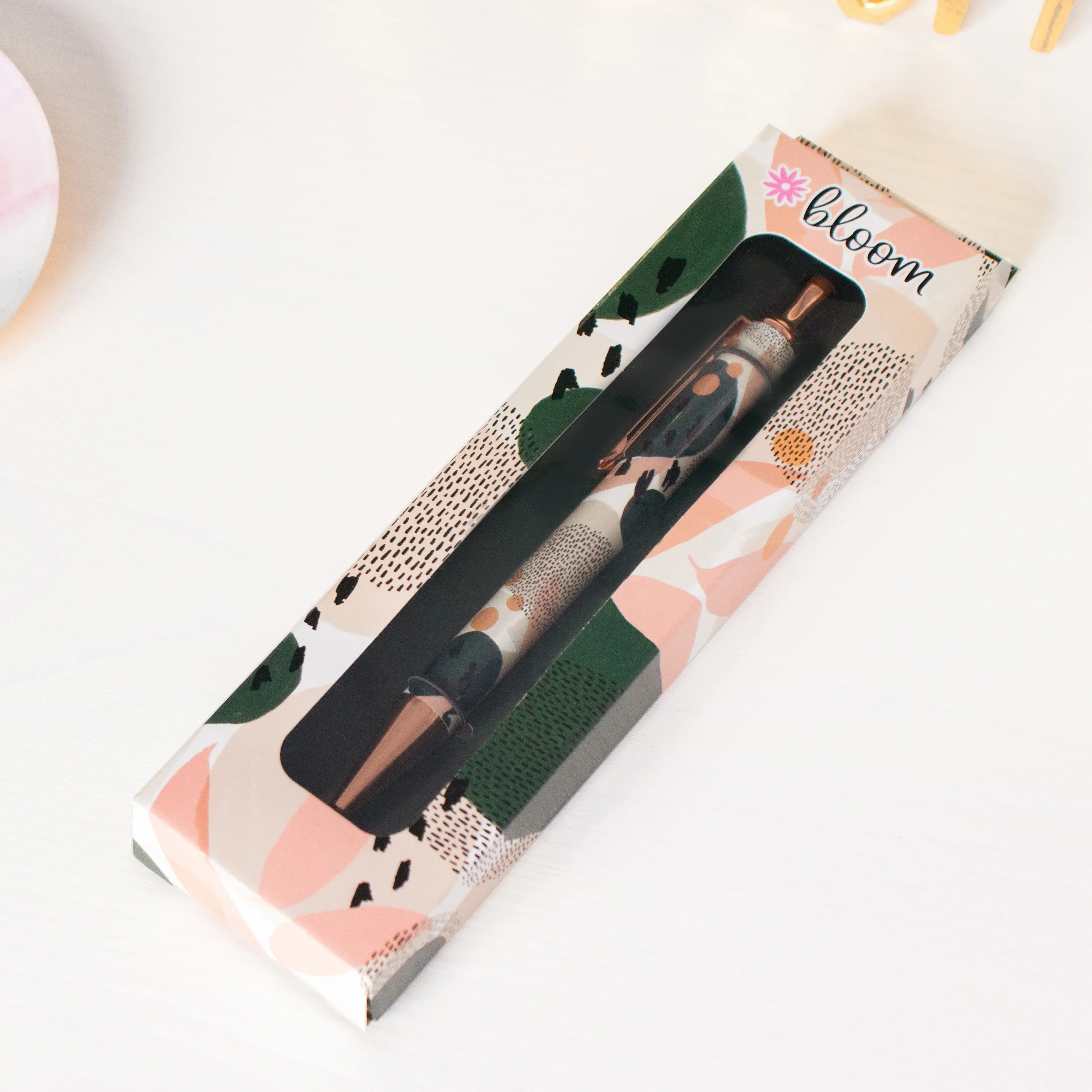 Planner Pen, Green Modern Abstract - Image 4