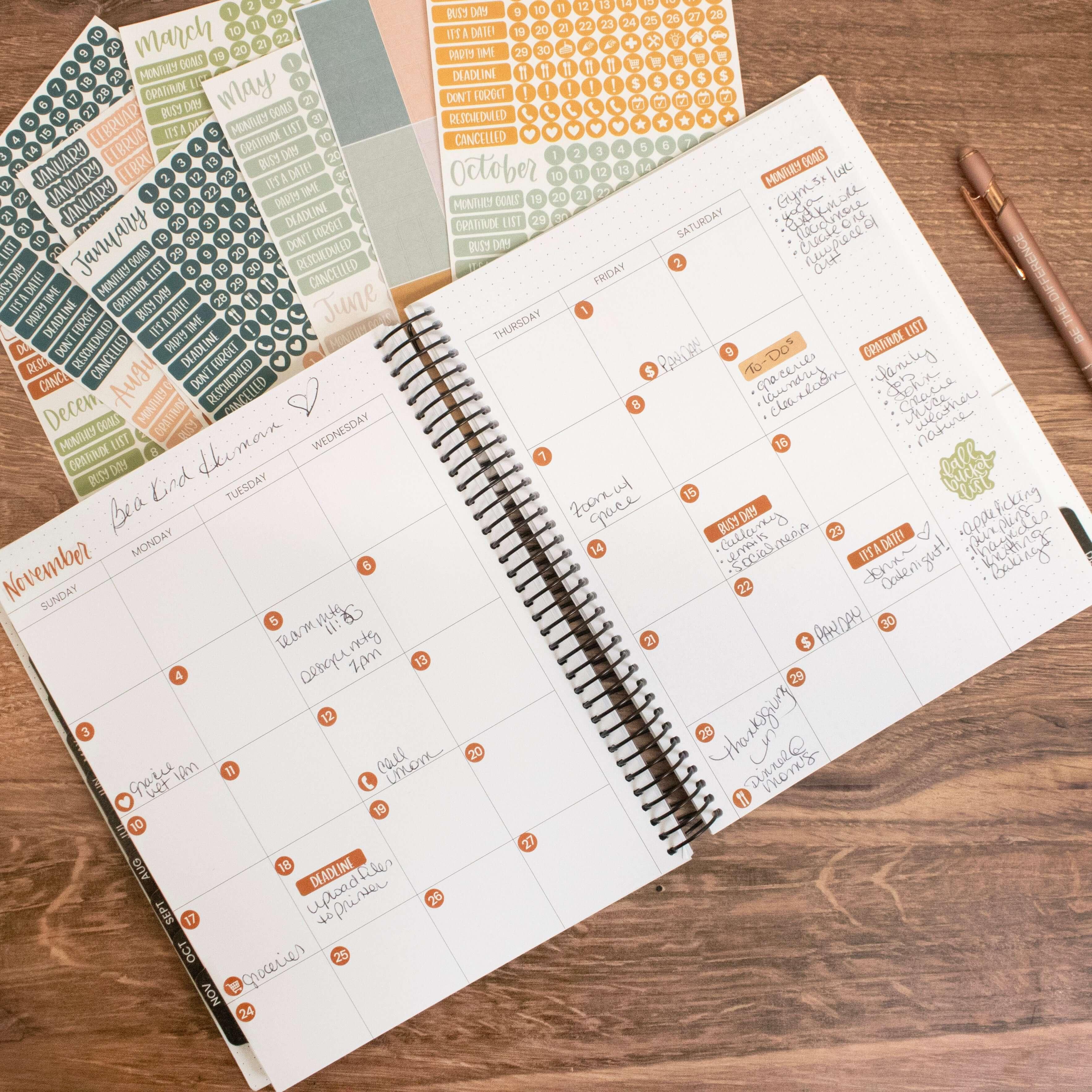 Planner Stickers | Calendar Essentials – Sweater Weather - Image 11
