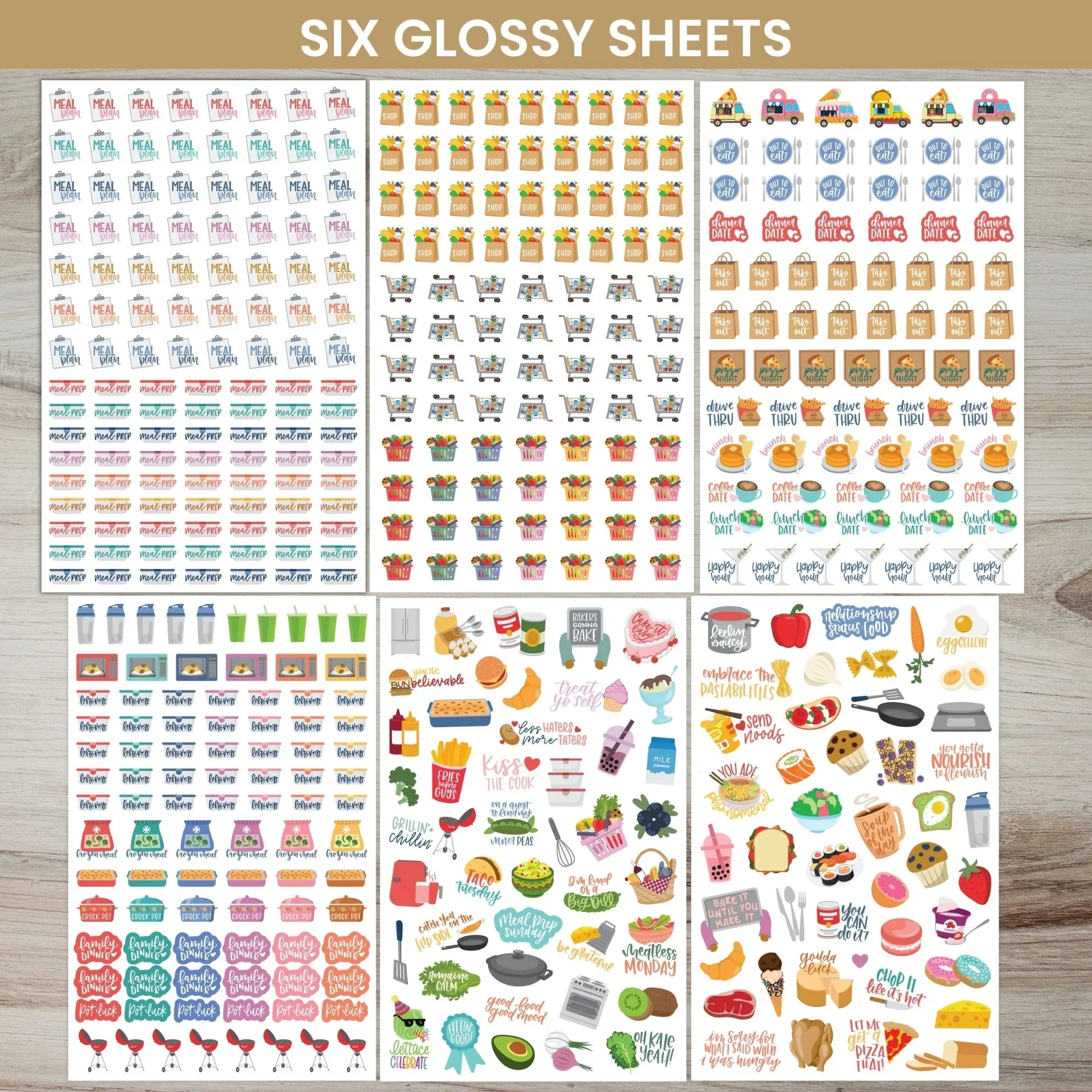 Planner Stickers | Meal Planning Pack - Image 3