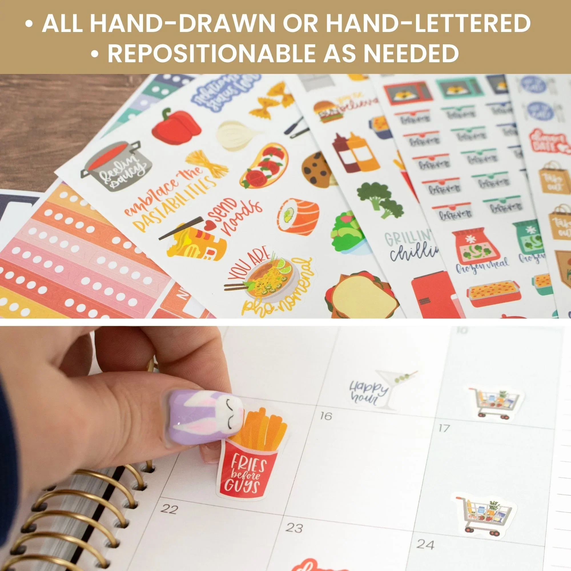 Planner Stickers | Meal Planning Pack - Image 7