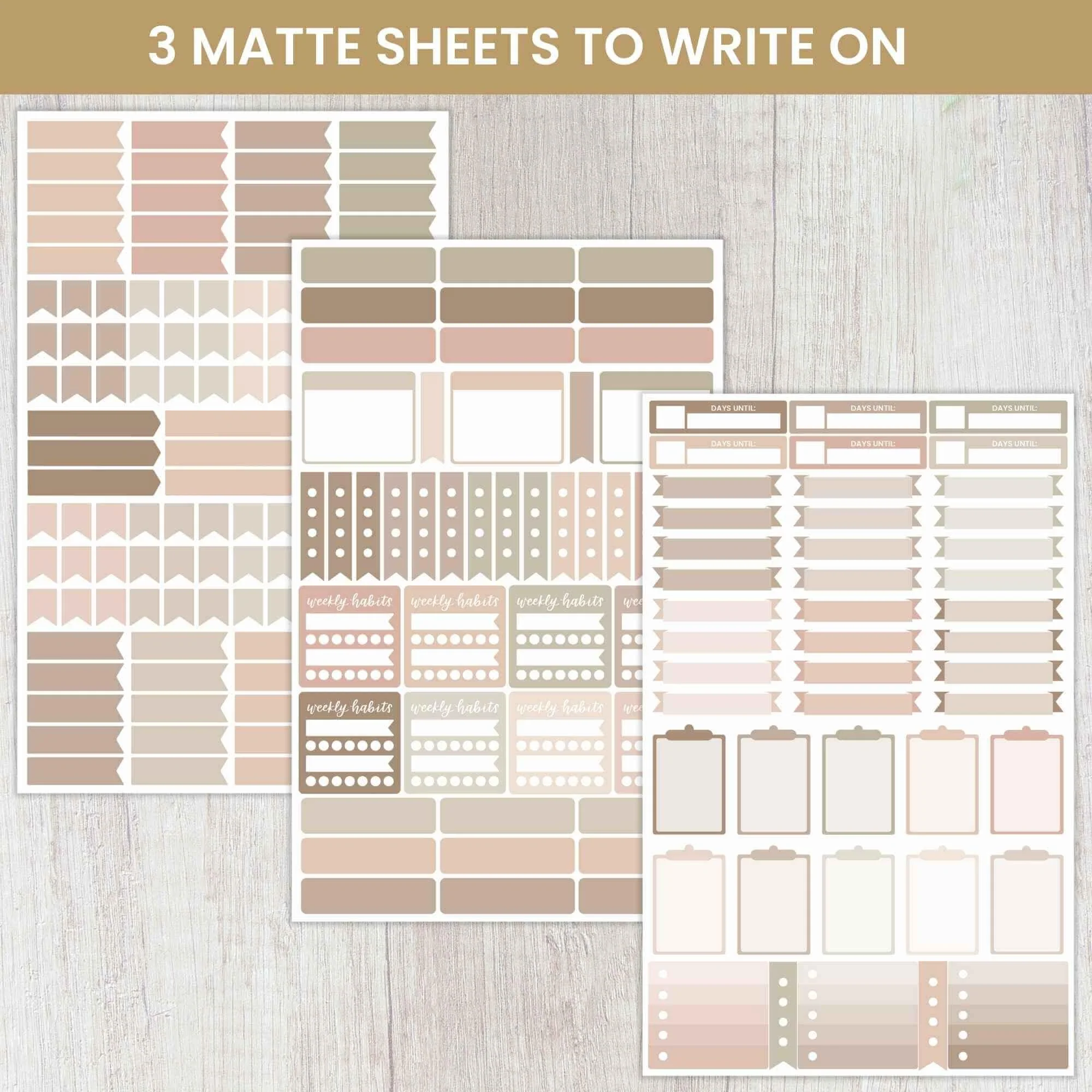Planner Stickers | Color Coding – Aesthetic Boho - Image 4