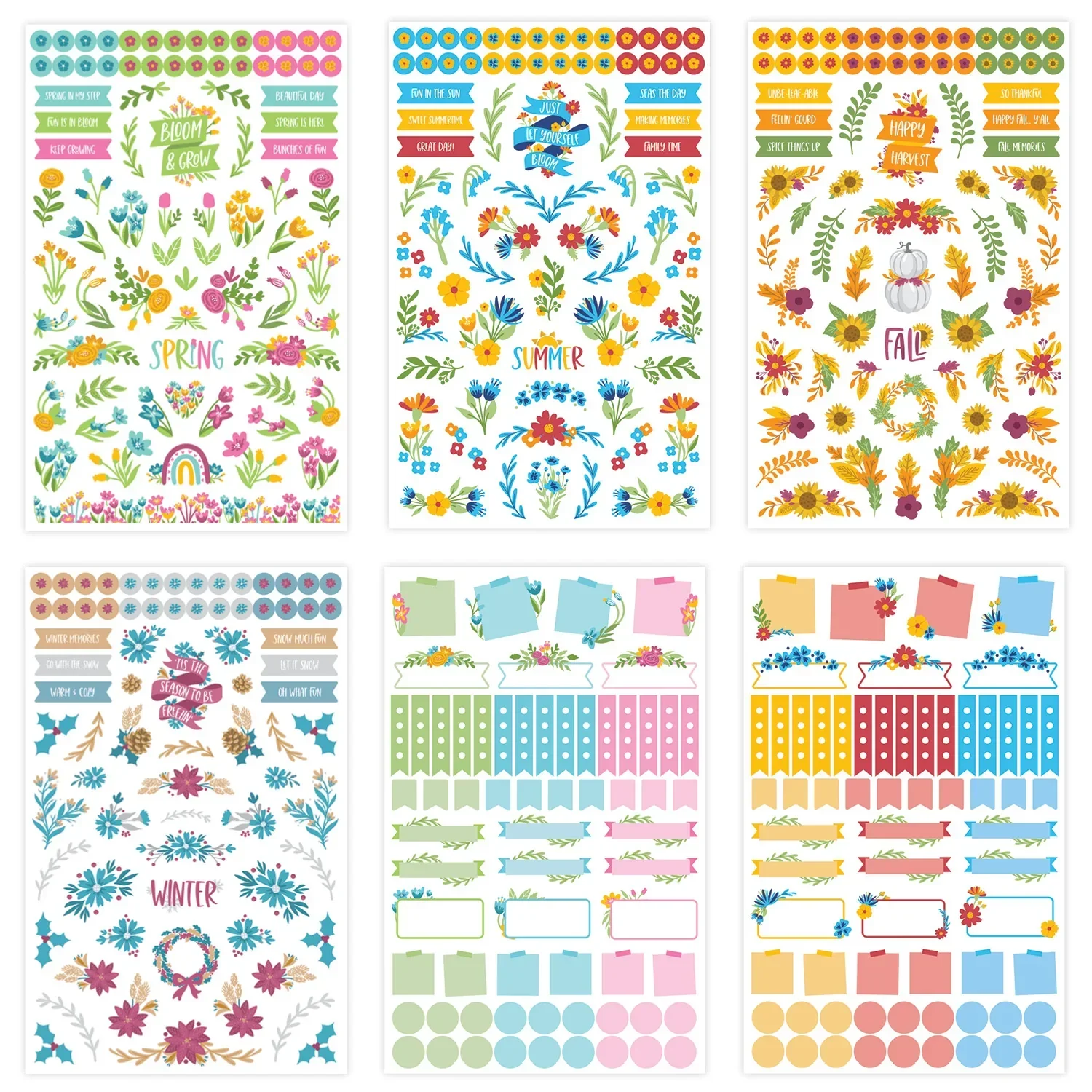 Planner Stickers | Decorative Floral Pack - Gift - Image 6