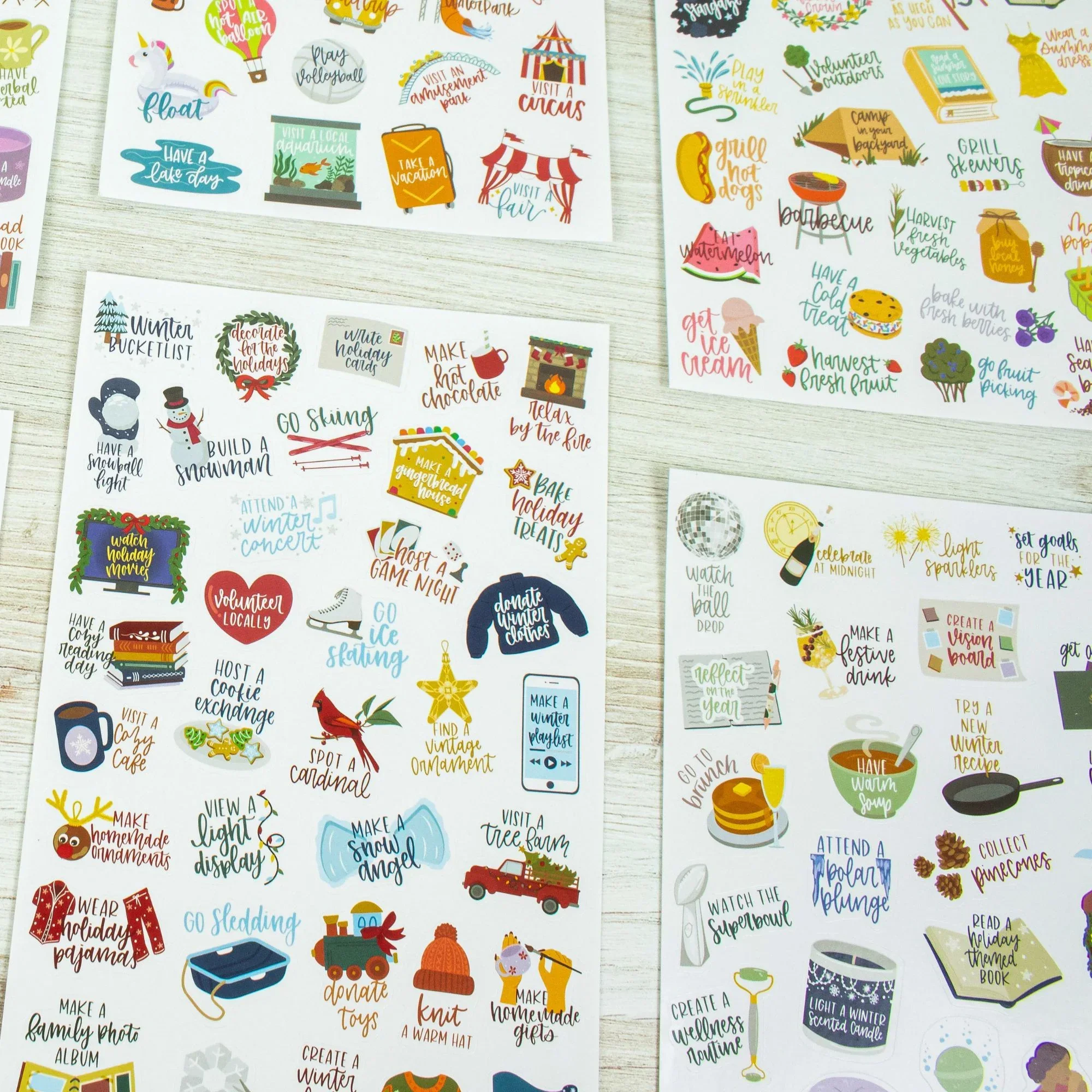 Planner Stickers | Seasonal Bucket Lists - Image 8