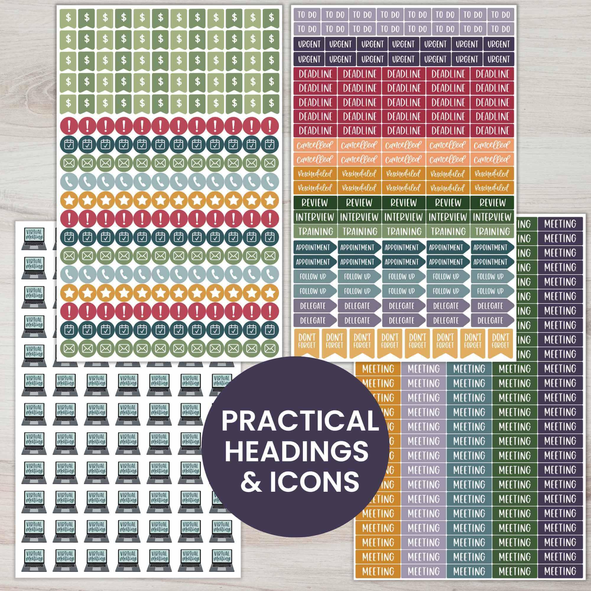 Planner Stickers | Workday Essentials - Image 4