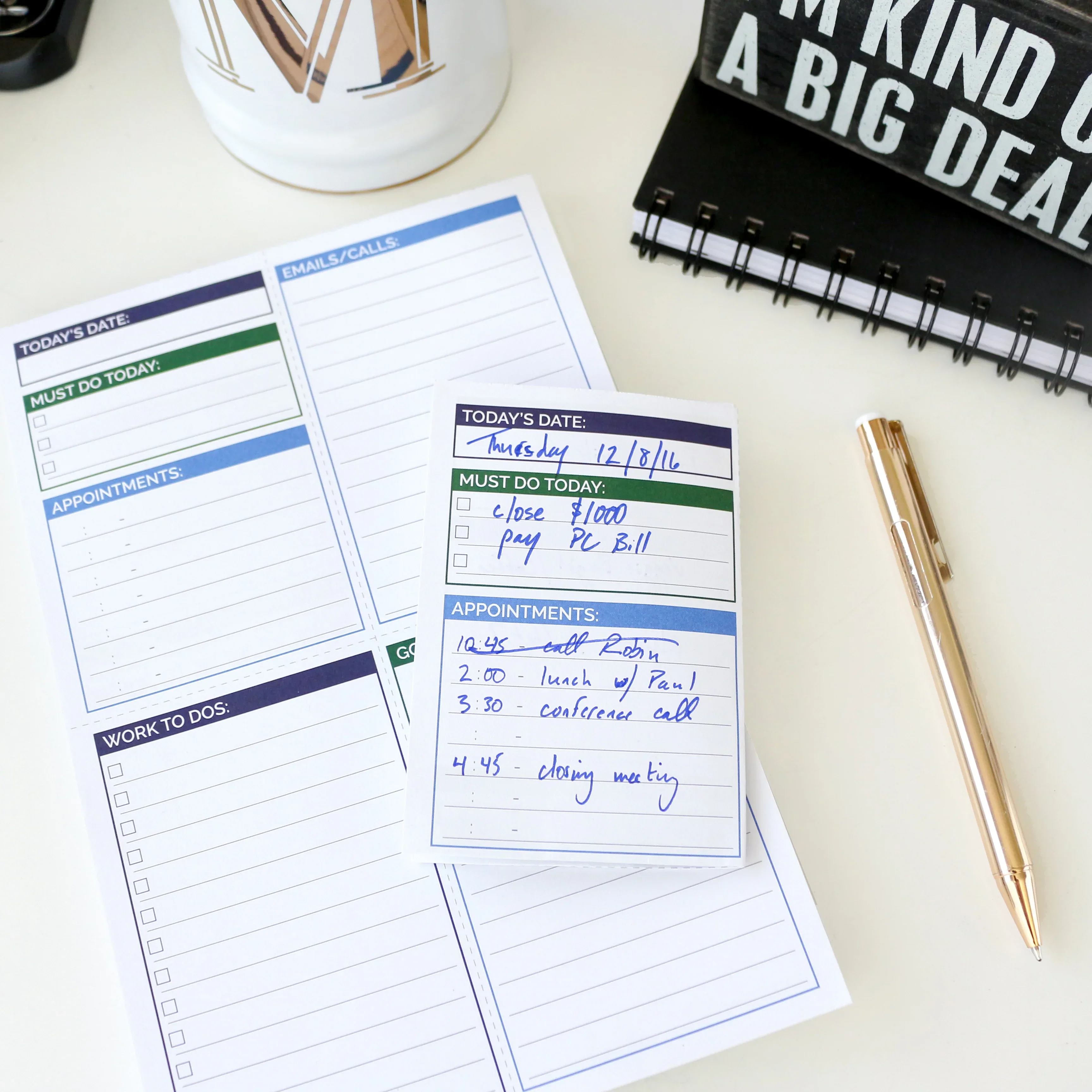Planning Pad, 6" x 9", Double Sided Pocket Pad - Image 10