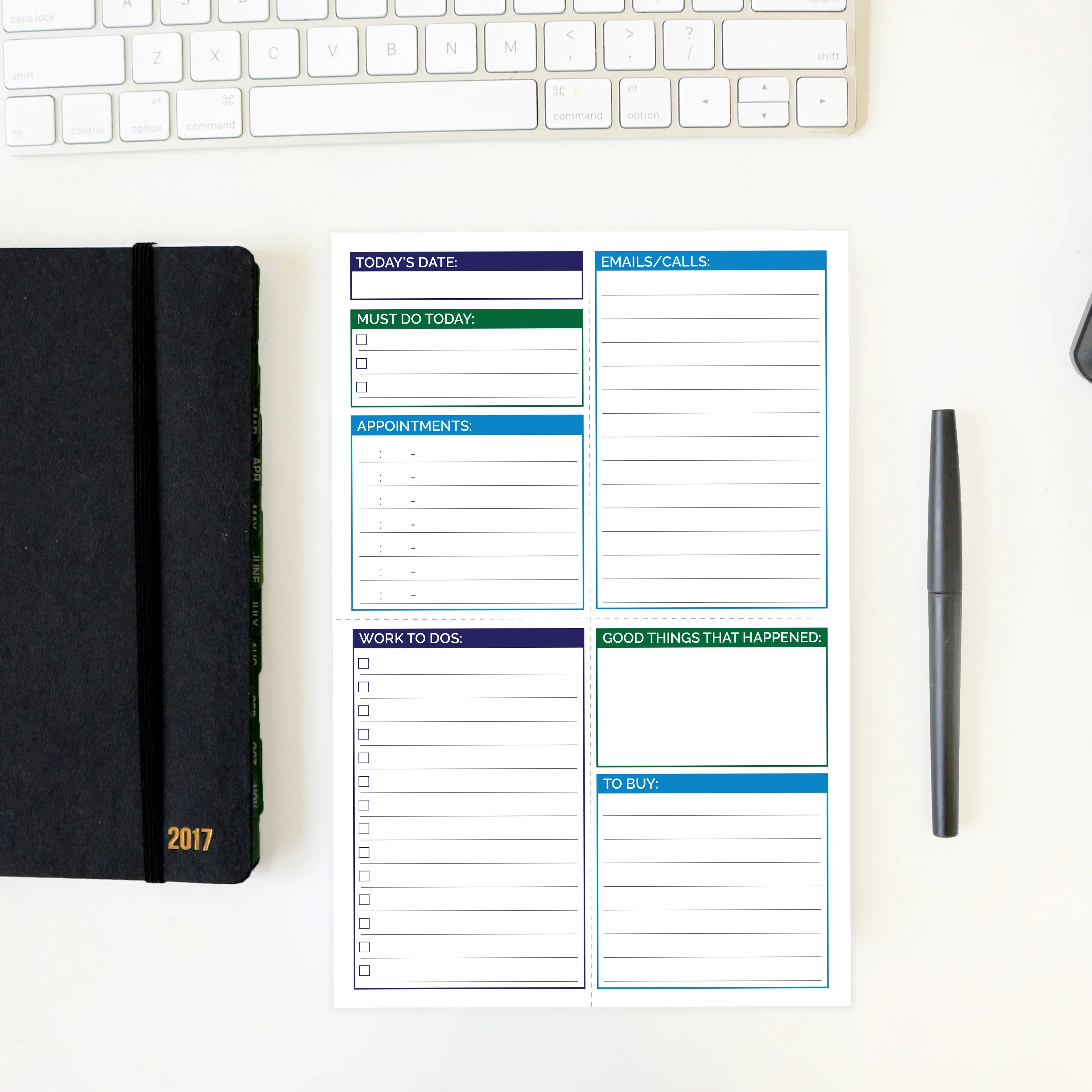 Planning Pad, 6" x 9", Double Sided Pocket Pad - Image 4