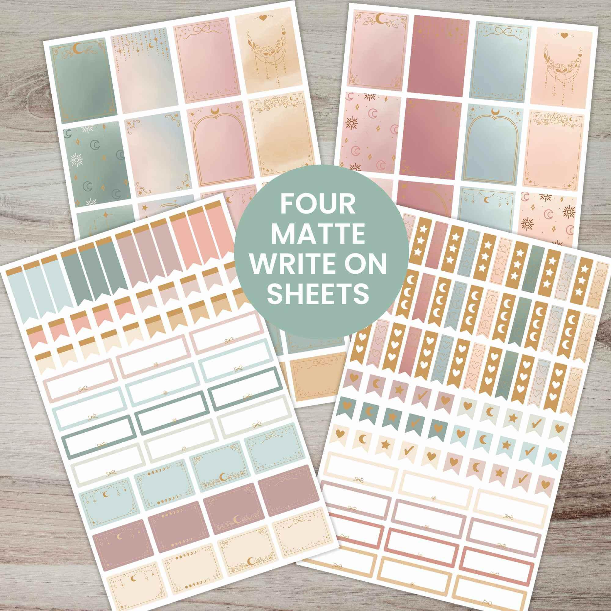 Planner Stickers | Boho Celestial – Simply Gilded x bloom - Image 5