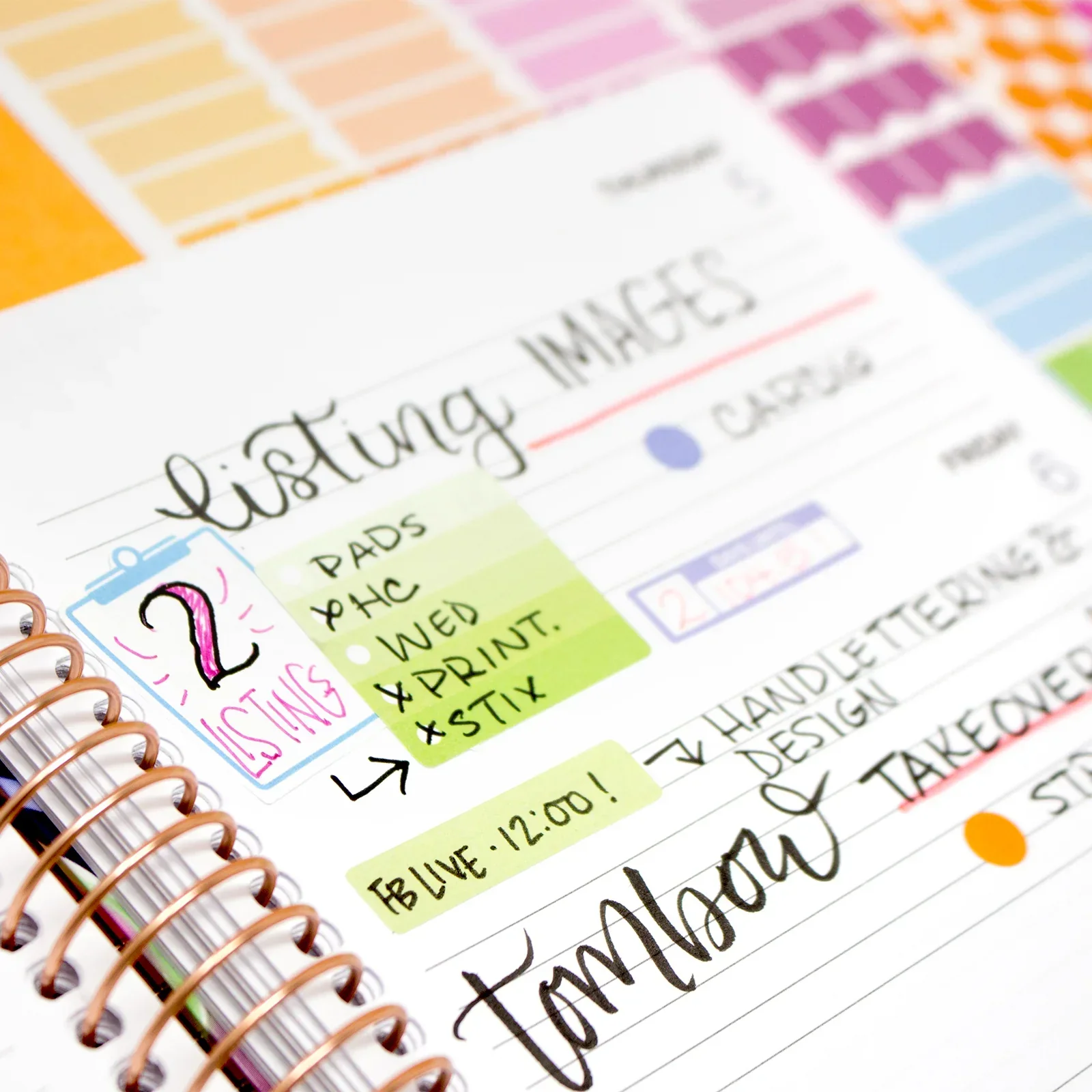 Planner Stickers, Color Coding Pack, Bright - Image 13