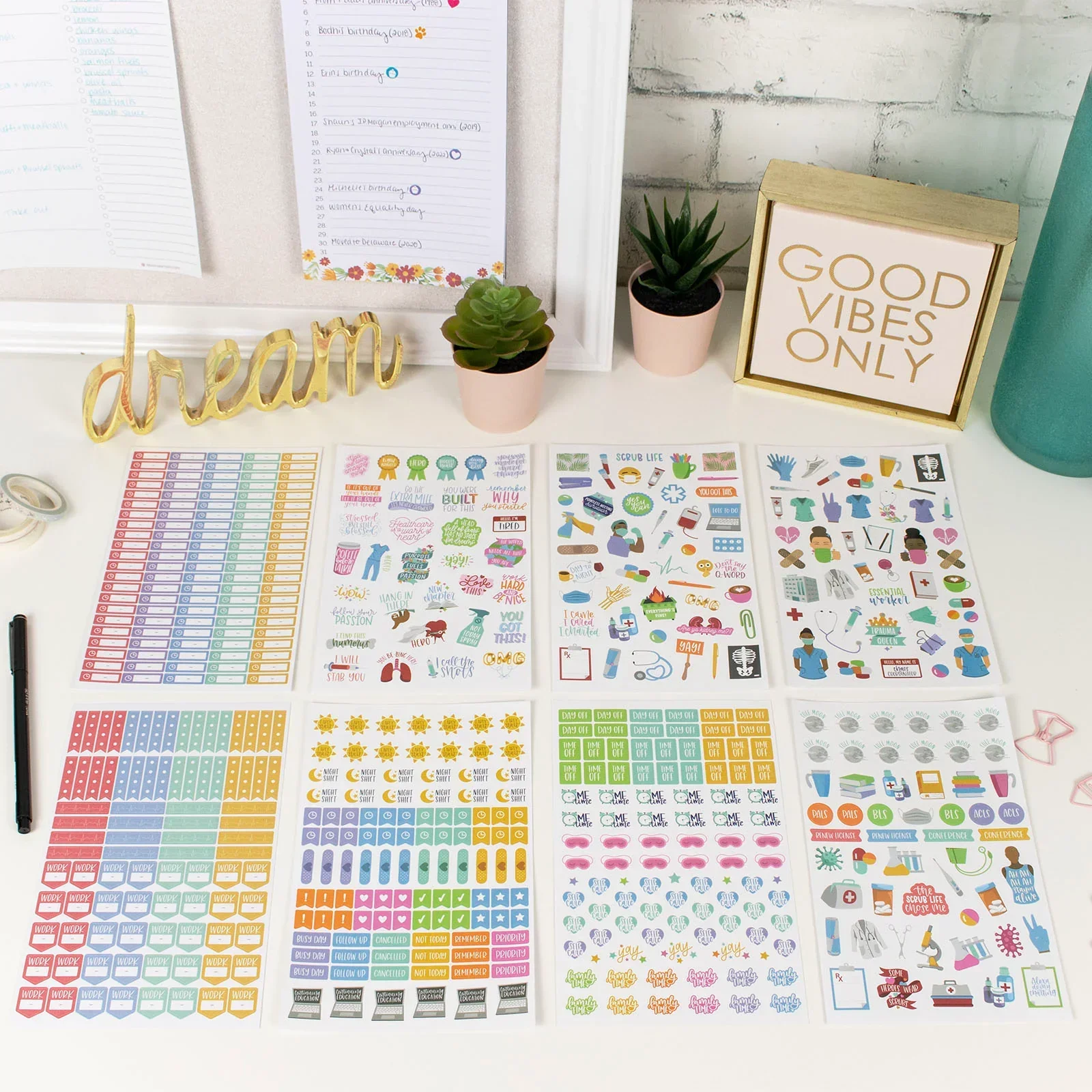 Planner Stickers | Healthcare Heroes Pack - Image 6