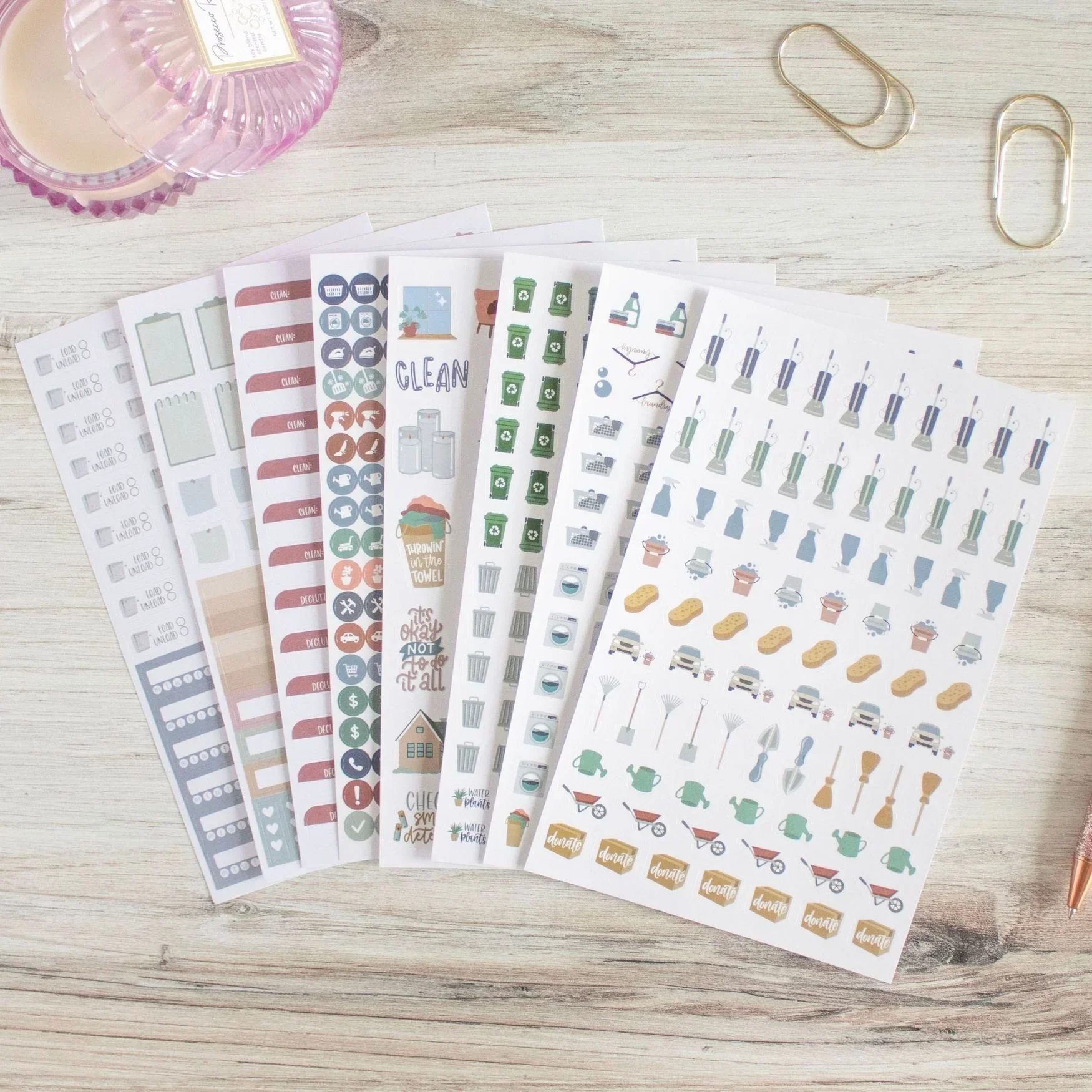 Planner Stickers | Household Chore Pack - Image 8