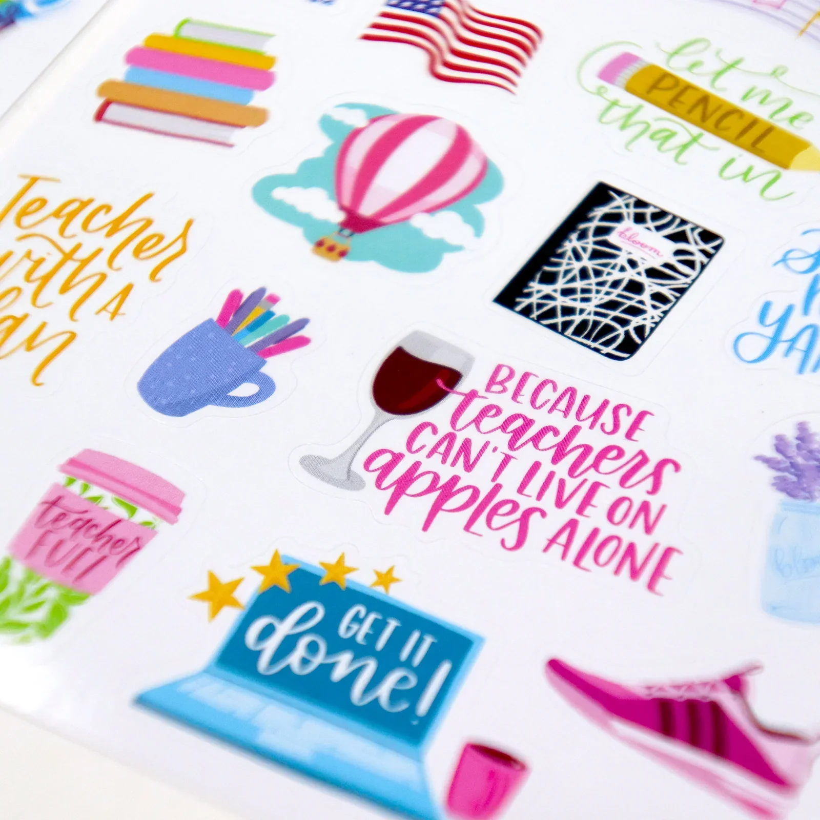 Planner Stickers | Teacher Pack | Bright - Image 14