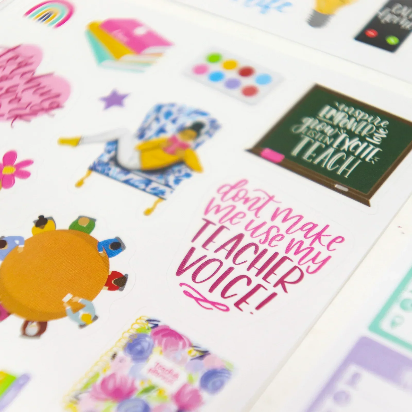 Planner Stickers | Teacher Pack | Bright - Image 16
