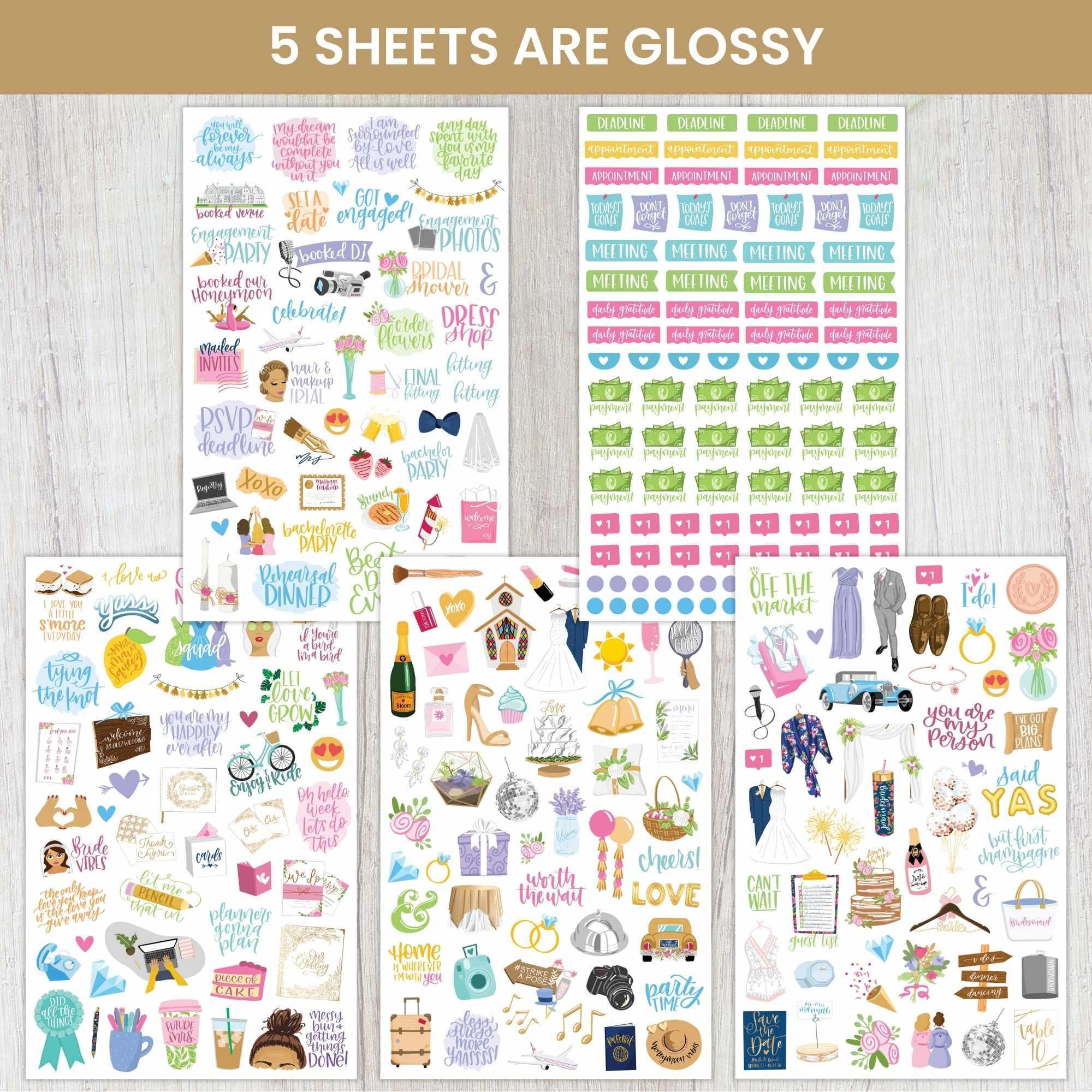 Planner Stickers | Wedding Planning Pack - Image 3