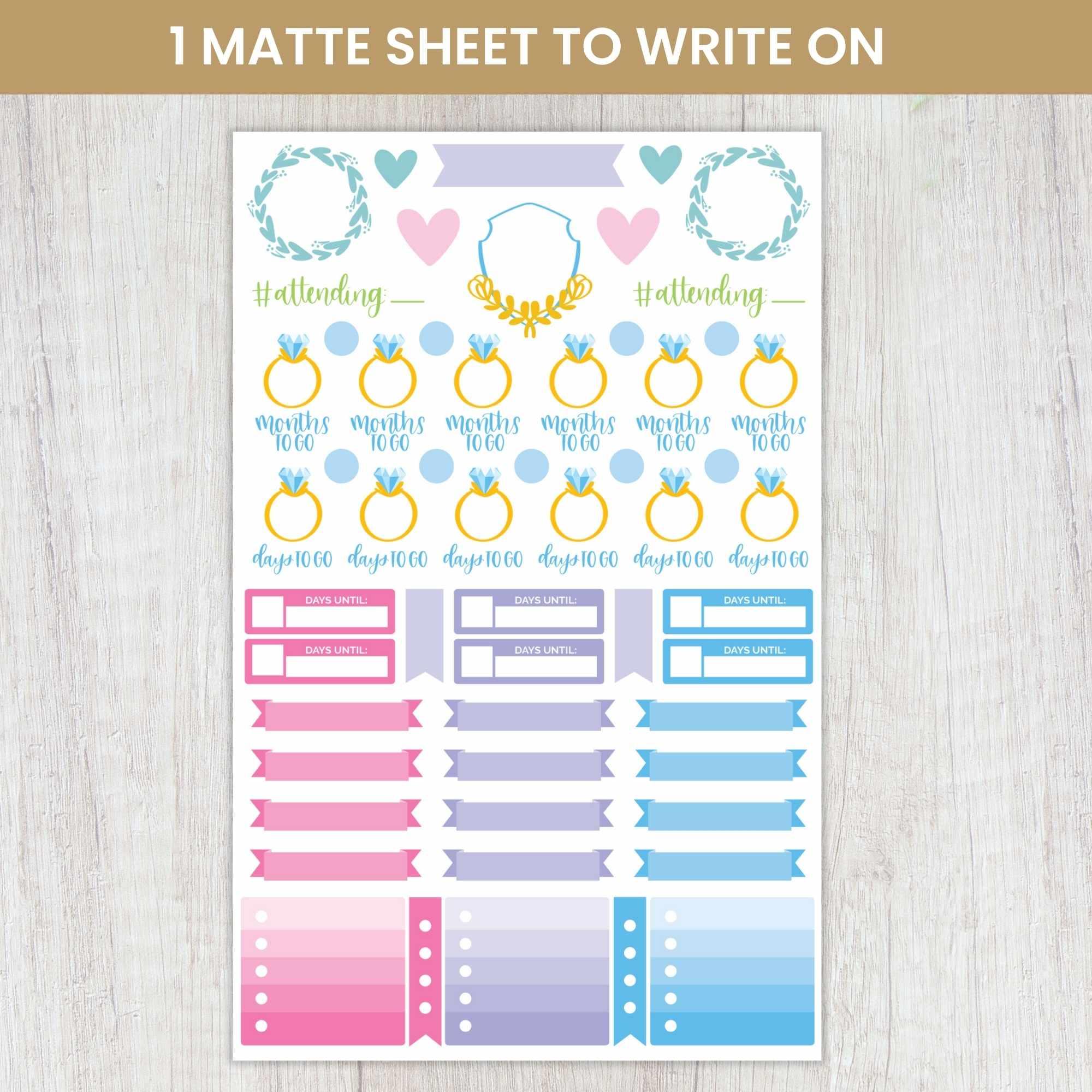 Planner Stickers | Wedding Planning Pack - Image 4
