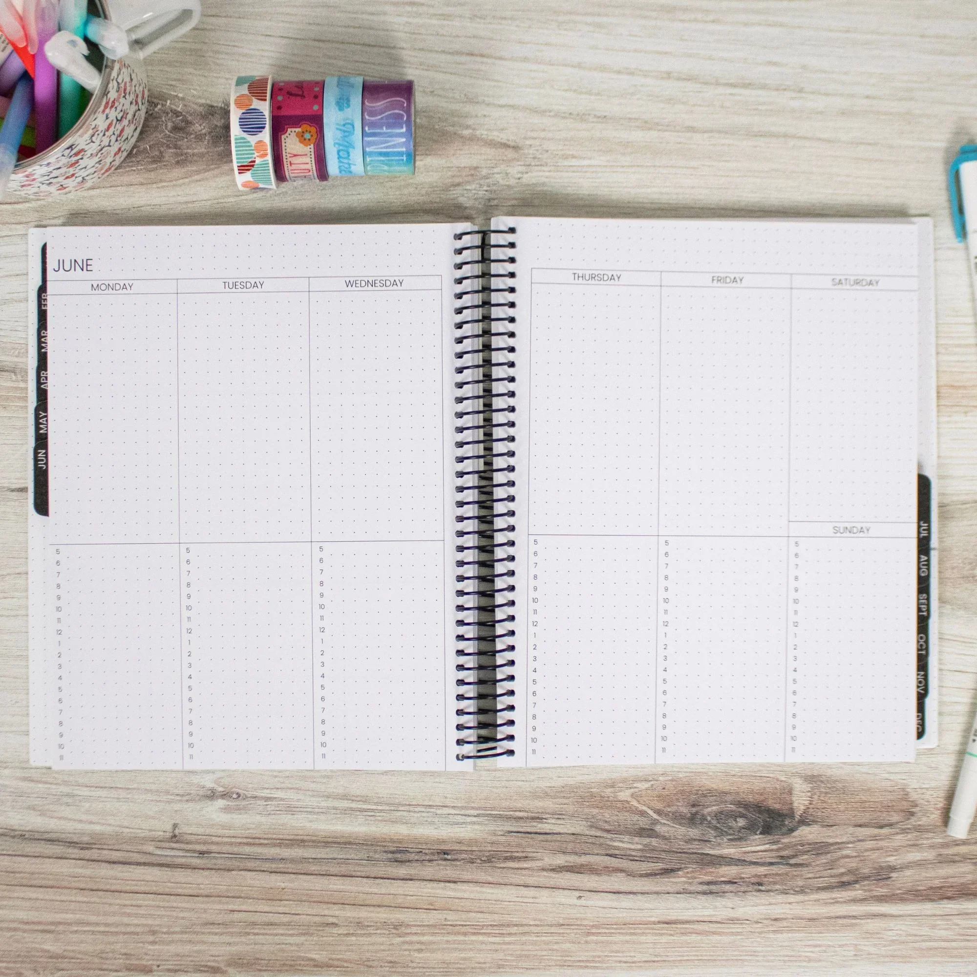 Undated Dot Journaling Planner & Calendar, Dots - Image 10