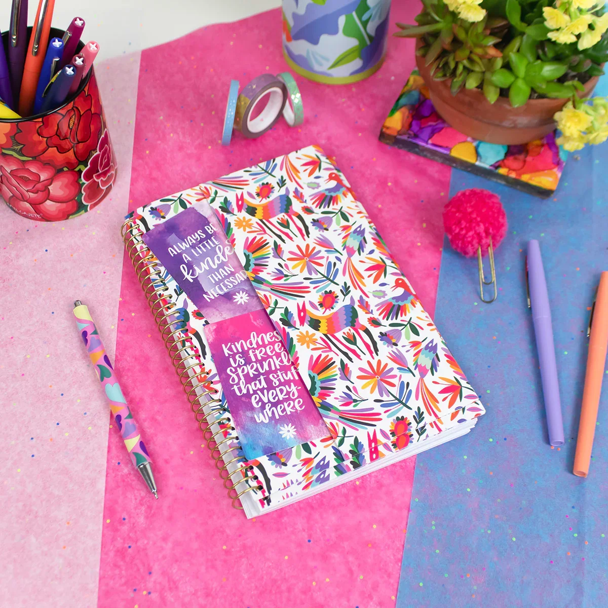 Undated Spanish Planner | Otomi Embroidery - Image 11