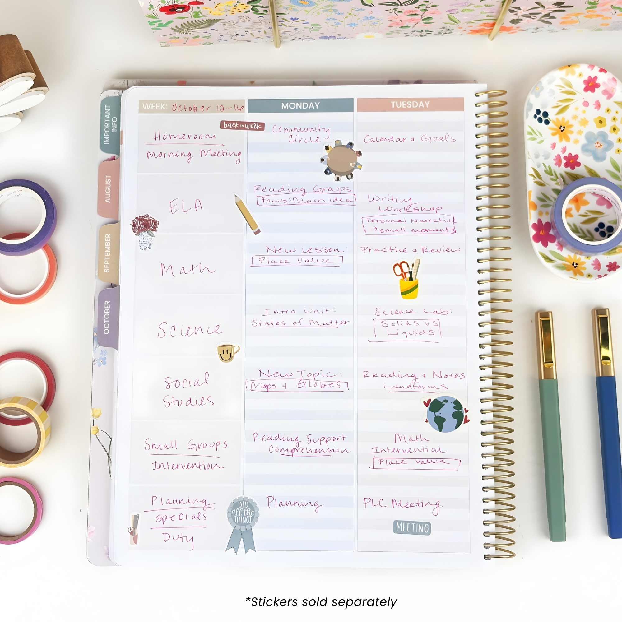 Undated Teacher Planner | Teach Them Love Them - Image 13