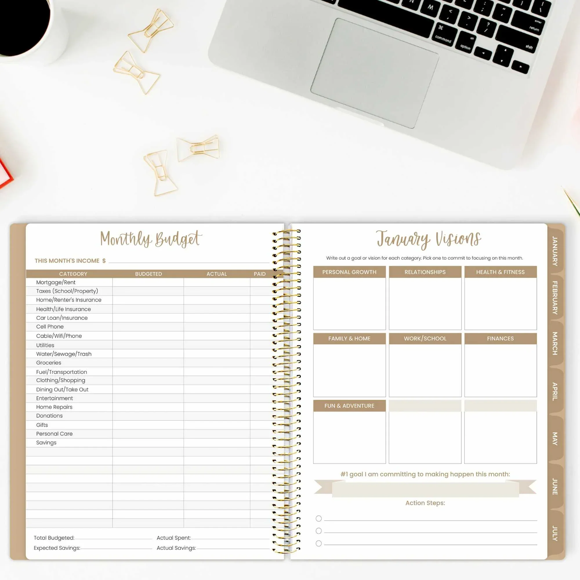 Undated Ultimate Planner & Calendar | Interchangeable Cover - Image 18