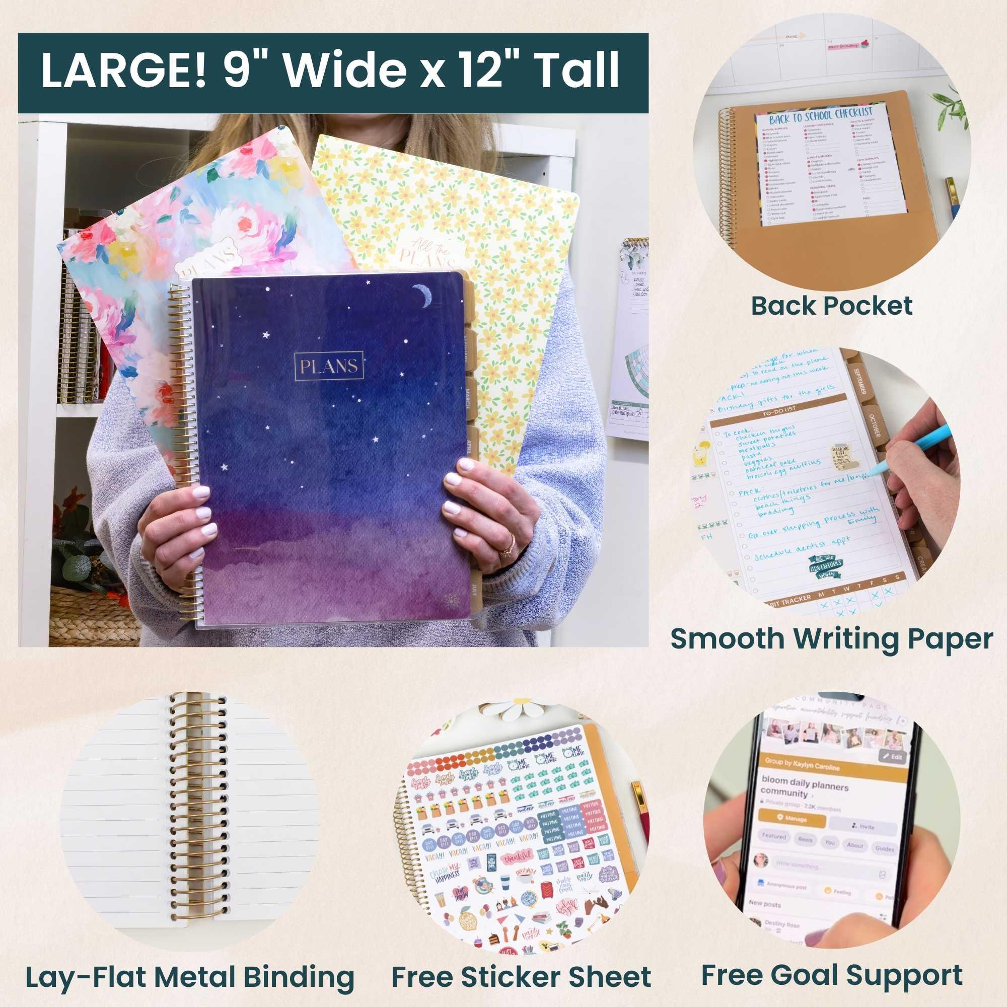 Undated Ultimate Planner & Calendar | Interchangeable Cover - Image 6